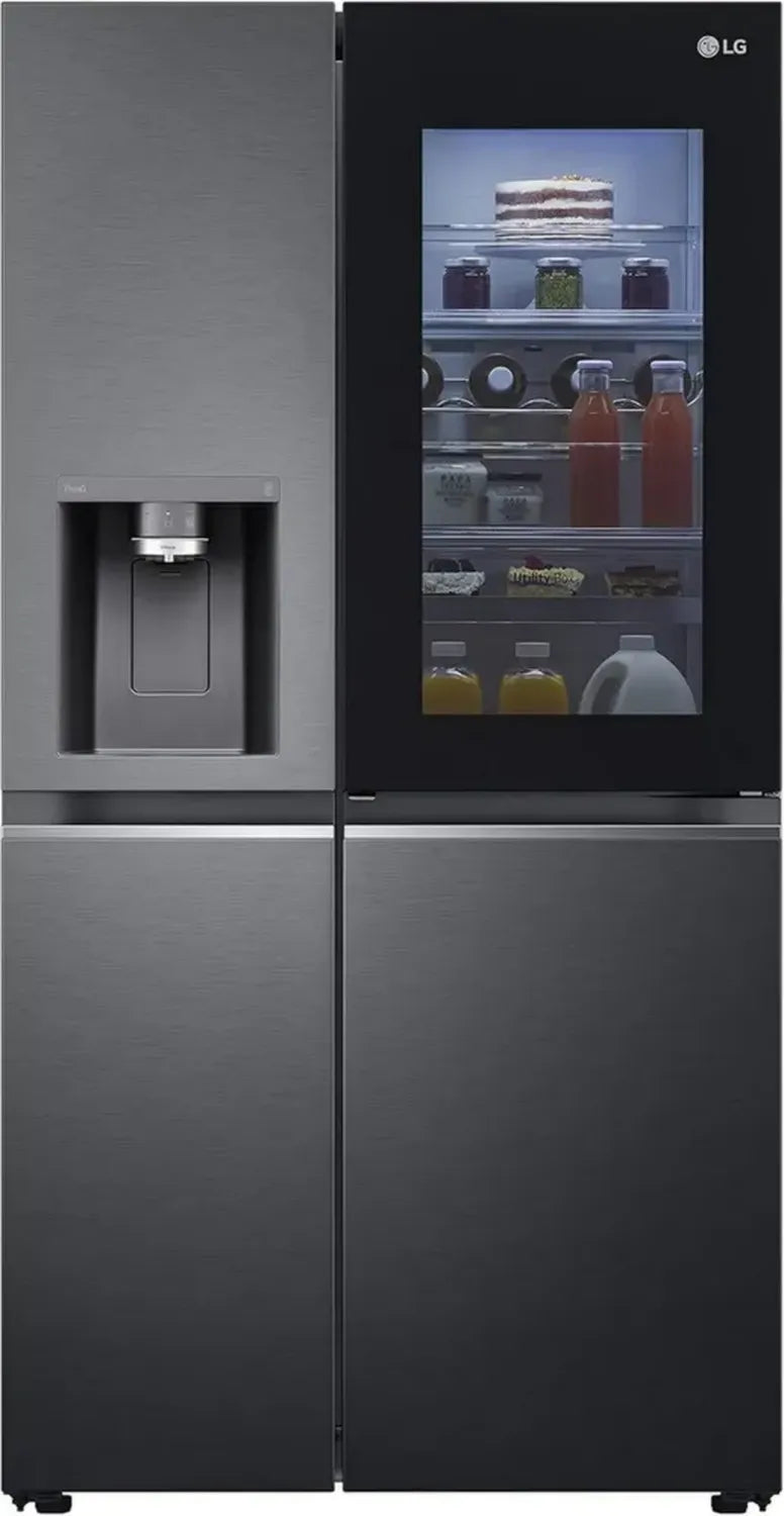 Frigorifero Americano LG GSXV90MCAE in Acciaio Nero