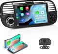 Sistema multimediale Android 13 per FIAT 500 con schermo IPS 7'' e telecamera posteriore HD