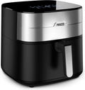 Friggitrice ad Aria XXL 8L con Doppio Riscaldamento, 15 Funzioni, 2000W, Senza BPA e PFAS