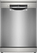Lavastoviglie Bosch Serie 6 Smart con Zeolite e EcoSilence, 14 Coperti, Acciaio Inox, 60cm