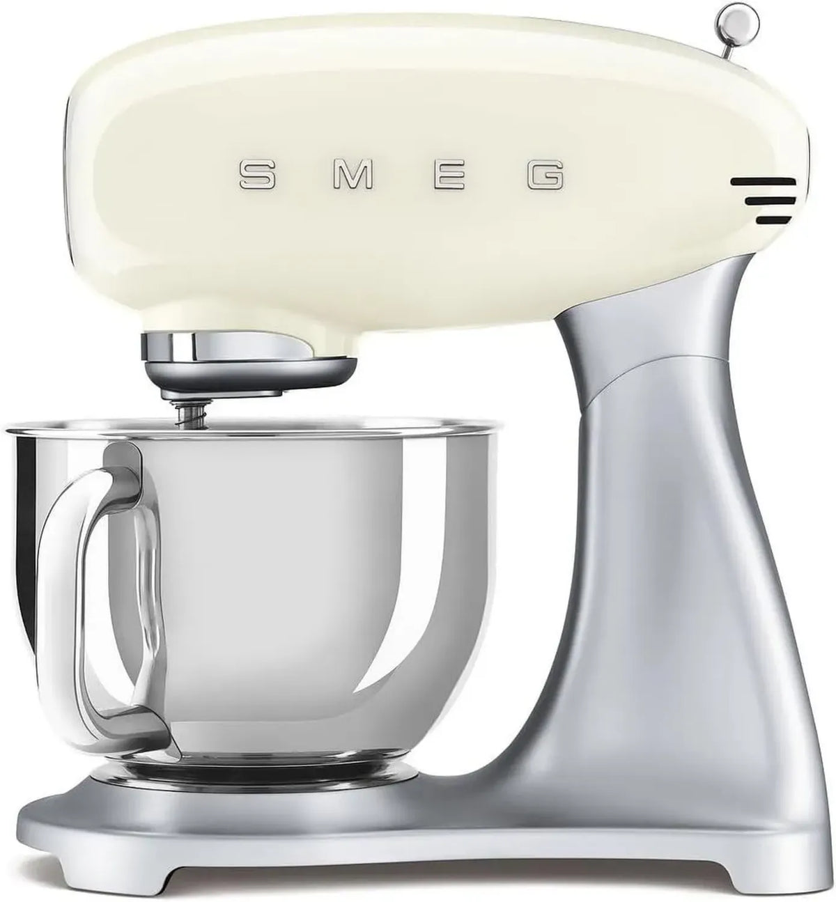 Smeg Robot da Cucina 800W, 10 Velocità, Ciotola 4,8L, Accessori Inclusi, Crema