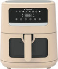 Tognana Friggitrice ad Aria 8L con Display Digitale e Finestra, 2000W, Champagne