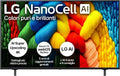Smart TV LG NanoCell 55NANO80A6B 55'' 4K UHD, Processore α7 Gen8, webOS AI, Modalità Filmmaker, VRR Gaming 4K@60Hz