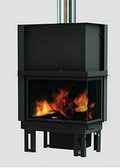 Caminetto Ventilato Sinistro Tekno 2 KW15 Italiana Camini Edilkamin