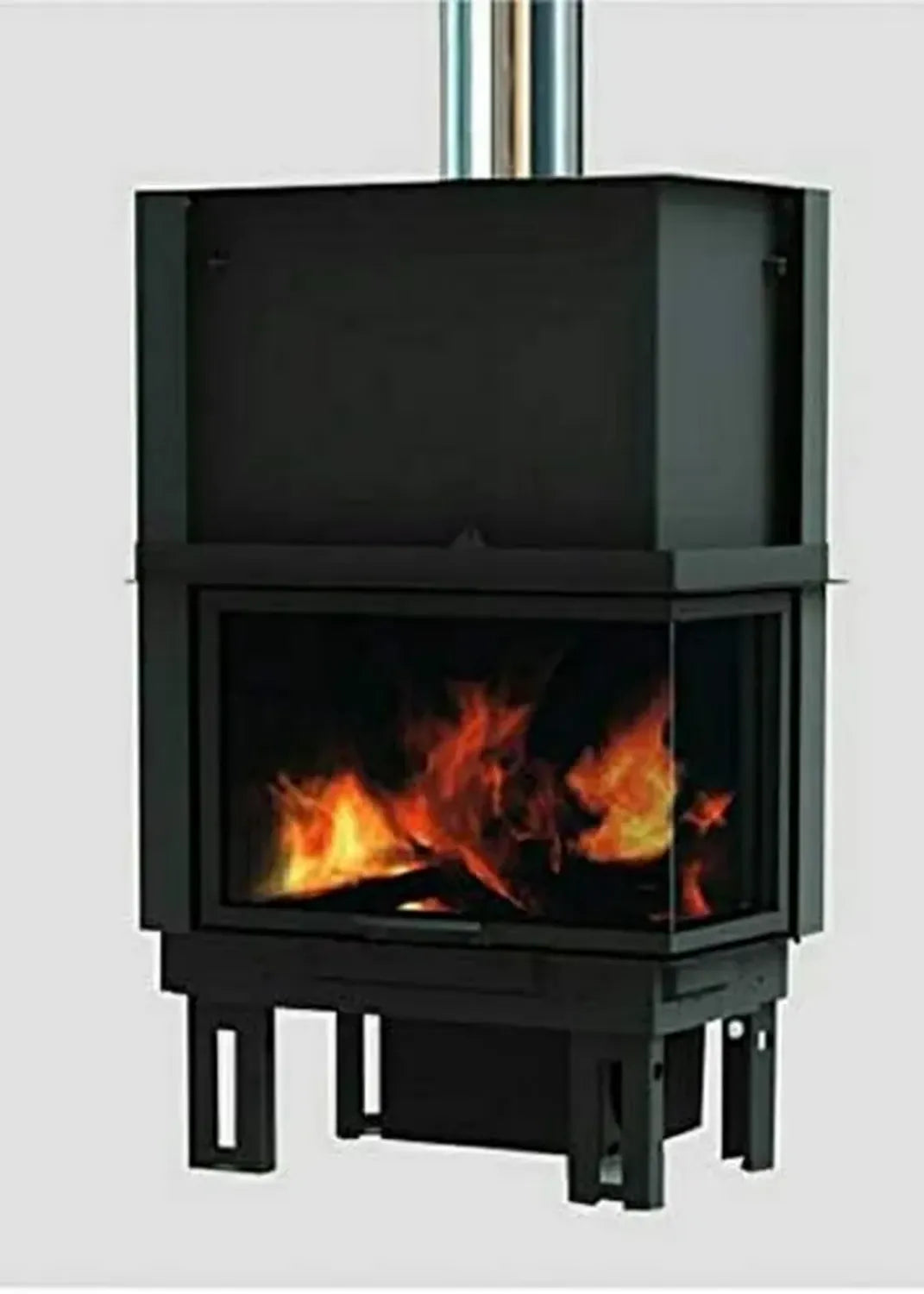 Caminetto Ventilato Sinistro Tekno 2 KW15 Italiana Camini Edilkamin