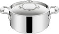 Lagostina Accademia Casseruola con Coperchio in Acciaio Inox Ø 24 cm, Compatibile con Induzione, Gas e Forno