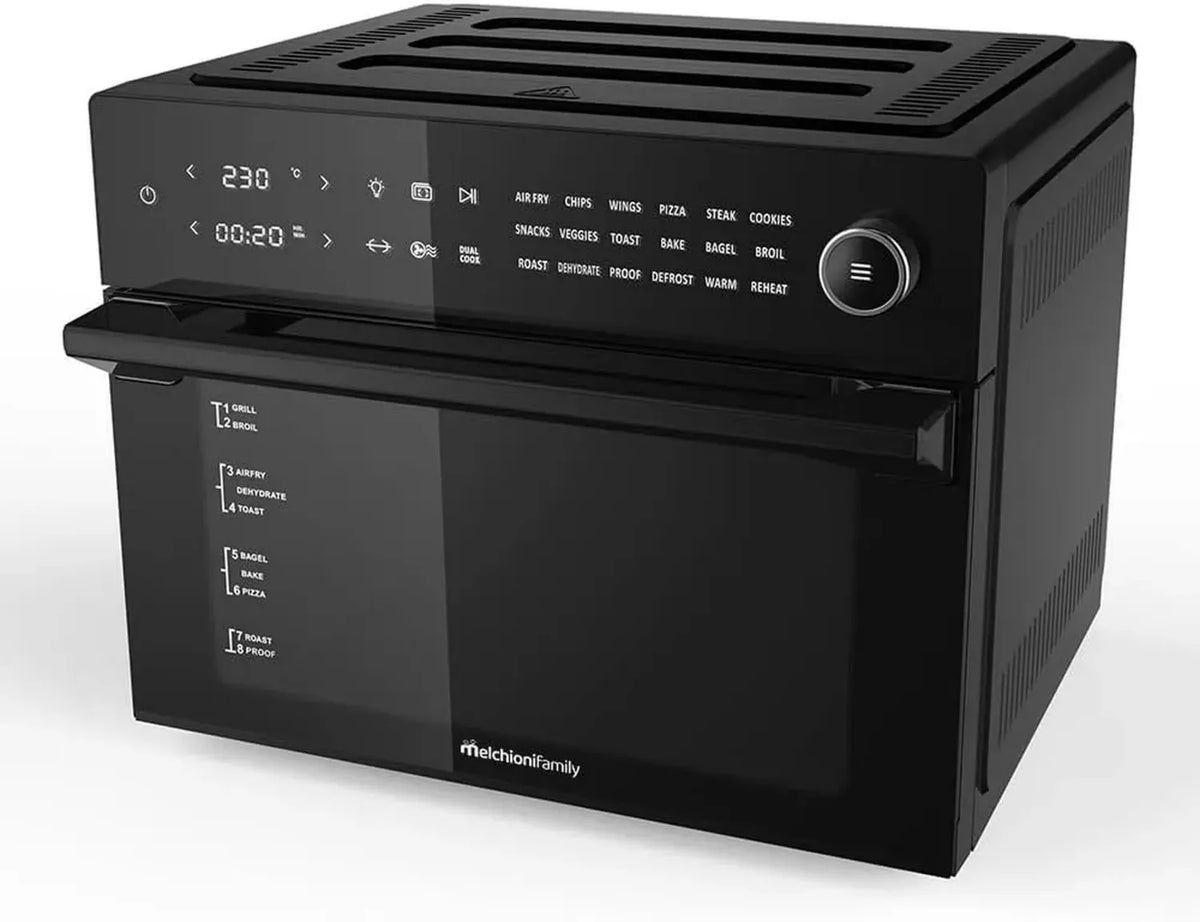 Friggitrice ad Aria 30L con Dual Cook e Display Digitale, 18 Programmi