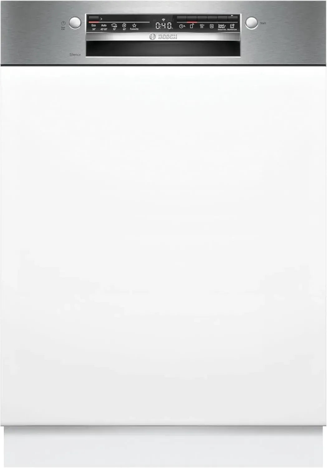 Lavastoviglie da Incasso 60 cm Serie 2 con Pannello Frontale, Acciaio Spazzolato