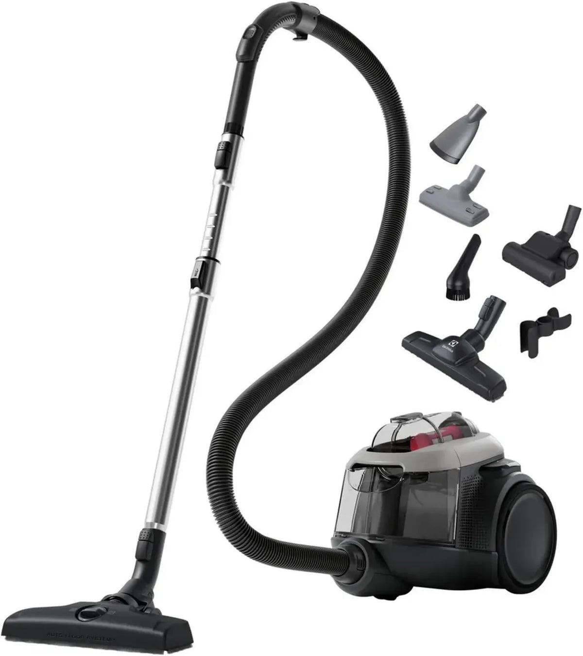 Aspirapolvere Senza Sacco Electrolux Serie 600, 700W, Filtro Potente, 1.6L, Urban Grey