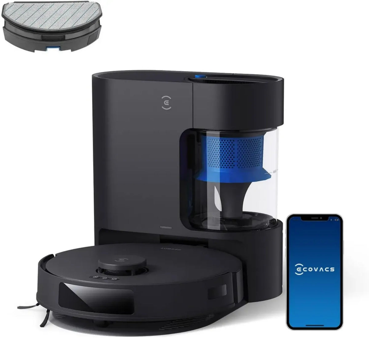 ECOVACS DEEBOT N20 PRO Plus: Robot Aspirapolvere e Lavapavimenti con 8000 Pa e PureCycle
