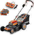Tagliaerba Semovente a Batteria 40V con Mulching e Scarico Laterale, Larghezza 46cm, Batterie Incluse