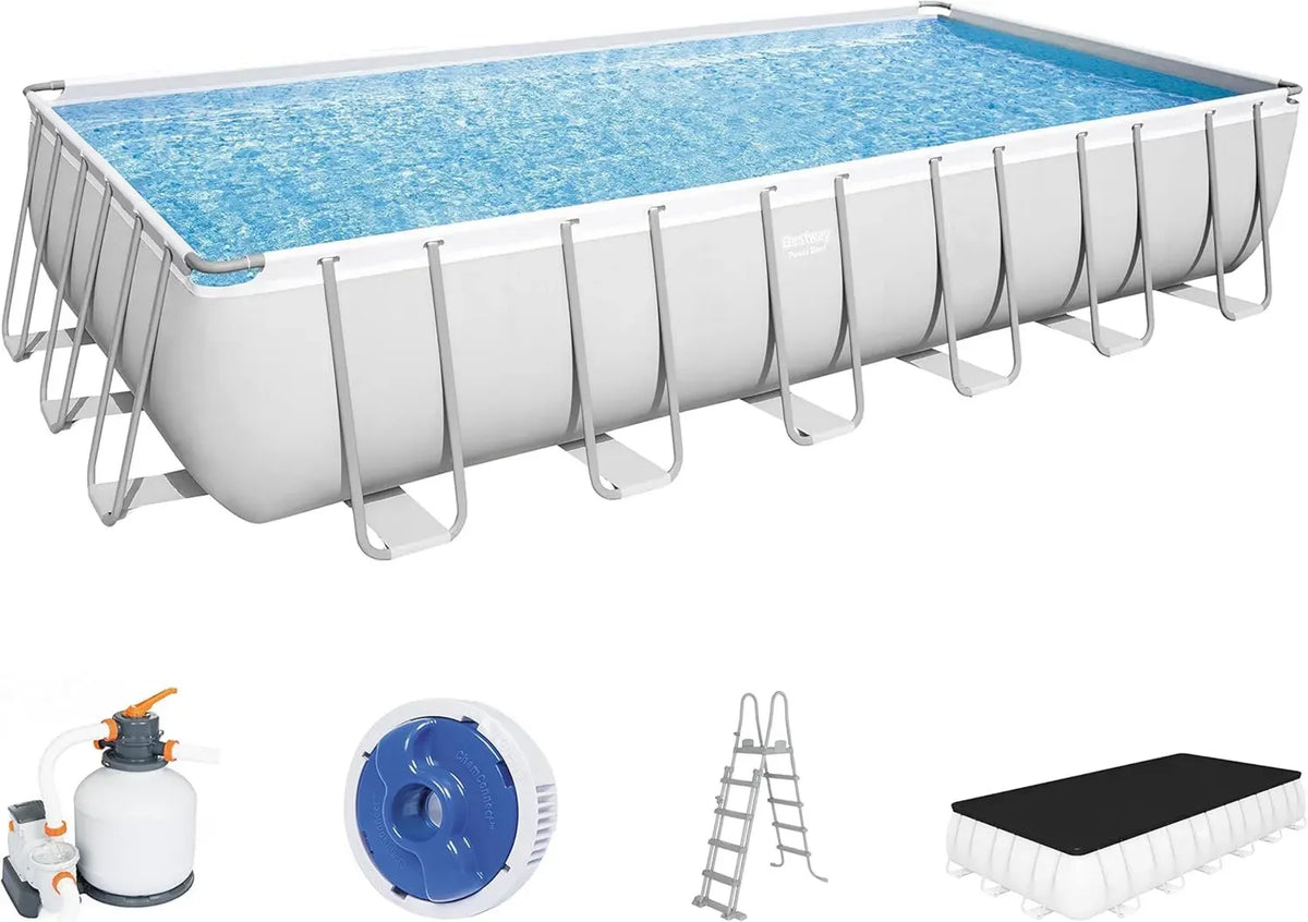Piscina Fuoriterra Bestway Power Steel 732x366x132 cm