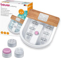 Beurer FB 65, Idromassaggiatore Plantare con Riscaldamento e Pedicure Integrato, Illuminazione Relax e Misura Fino al 51
