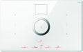 Elica Piano Cottura Aspirante Nikolatesla Switch Vetro Bianco 83cm