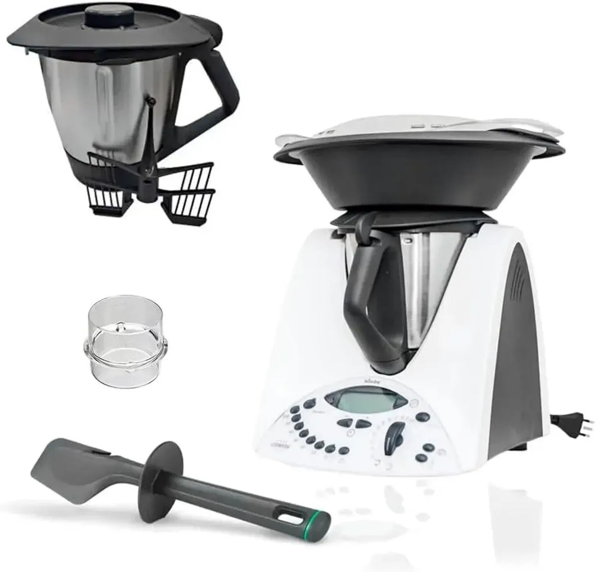 Robot da Cucina Multifunzione VORWERK BIMBY TM31 con Display LCD, Bilancia, Motore Potente e Accessori Originali