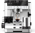 Macchina da Caffè Ninja 3 in 1 con Macinacaffè e Montalatte, Espresso e Cappuccino, 4 Programmi Automatici, Argento
