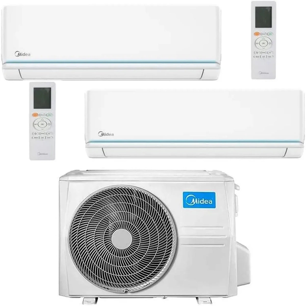 Sistema Climatizzatore Midea Dual Split Inverter EVOLUTION 9+12 Wi-Fi A++A+