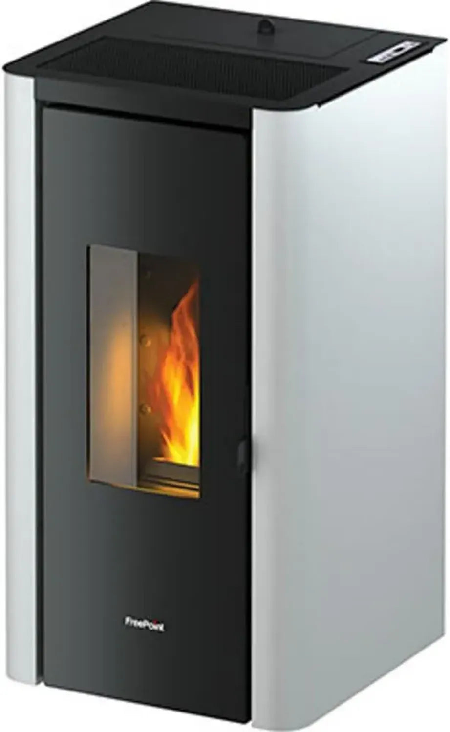 Stufa a Pellet Bianca Indigo Evo 7kW Freestanding