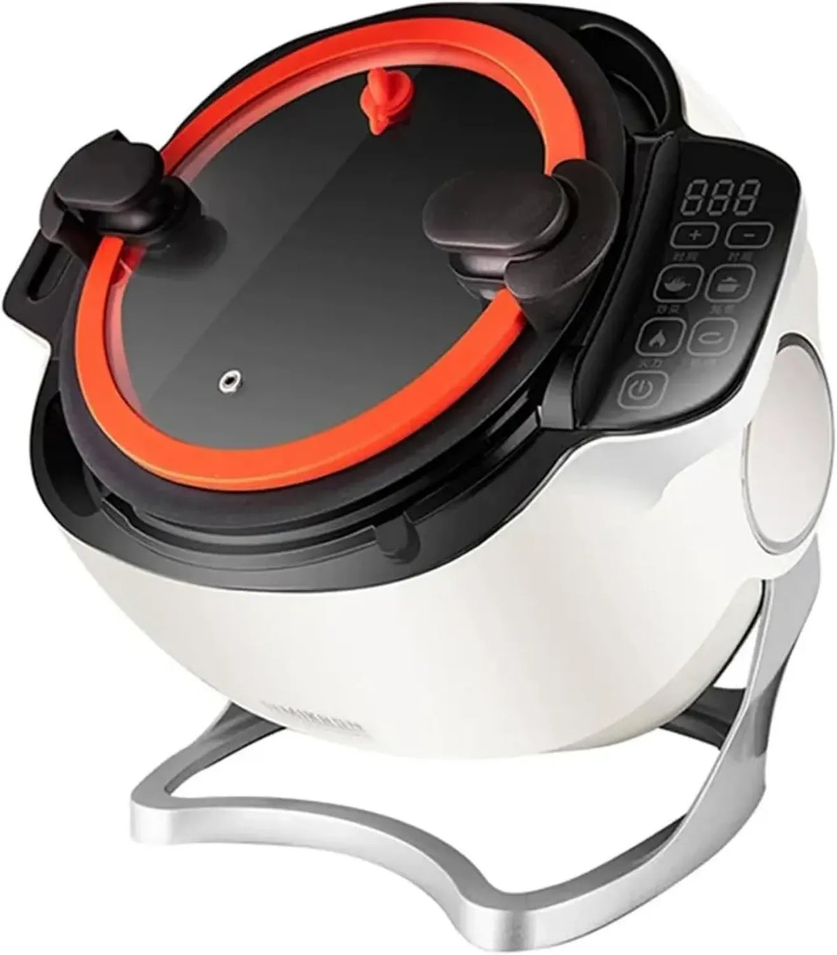Friggitrice Automatica 360° Rotante, 2000W Multi-Funzione Antiaderente