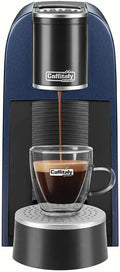 Macchina da Caffè Caffitaly S33R Arka per Capsule, Compatta e Silenziosa, Multibevanda, con Dosaggio Automatico e Spegnimento, Blu