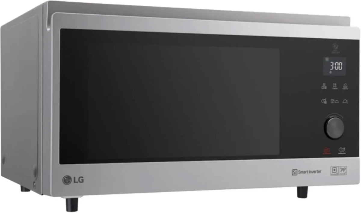 LG NeoChef MJ 3965 ACS - Forno Combinato 4 in 1: Vapore, Grill, Termoventilato, Microonde, Argento