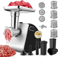 Tritacarne Elettrico 2000W 5 in 1 con Accessori per Salsicce e Biscotti