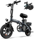 Bicicletta Elettrica Pieghevole 14' per Adulti e Adolescenti, Autonomia 60 km, Batteria Rimovibile 48V 7.5Ah