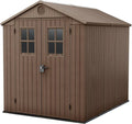 Capanno da Giardino Keter Darwin 6x8, Finitura Legno, Marrone, 4,5 m², 190x244x221 cm
