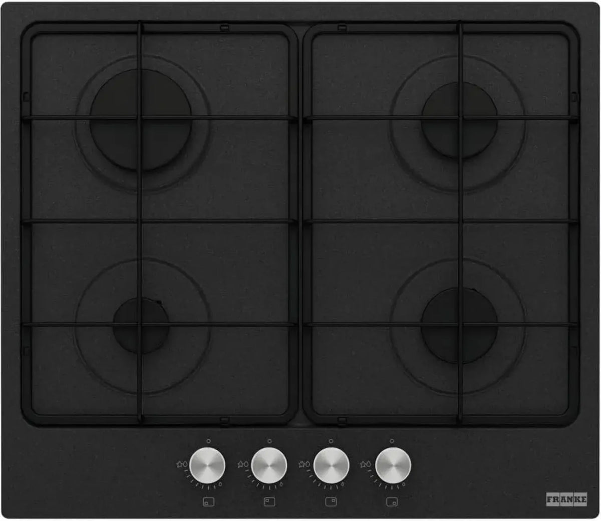 Franke Piano Cottura a Gas 59 cm Nero, 4 Fuochi