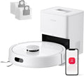 Aspirapolvere Robot Roborock Q7 L5+ con Stazione di Svuotamento Automatica, Potente Aspirazione 8.000 Pa, Controllo Acqua per Lavaggio, Sistema Anti-Groviglio, Potenziamento Automatico sui Tappeti, Colore Bianco
