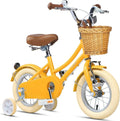 Bicicletta per Bambina con Cestino e Campanello, Misure 12-20 Pollici, Età 2-12 Anni, Vari Colori