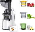 Estrattore di Succo Imetec Succovivo Pro 2000, Spremitura Lenta 48 Giri/Min, Massima Conservazione Vitamine, Inclusi Filtri Multipli e Cestello Sorbetti