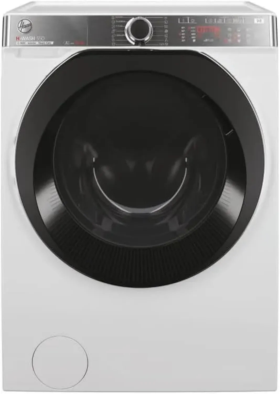 Hoover H-WASH 550 Lavatrice 10 Kg, Carica Frontale, Classe A, 1600 Giri, App hOn, Programmi Vapore, 85x60x58 cm, Bianco