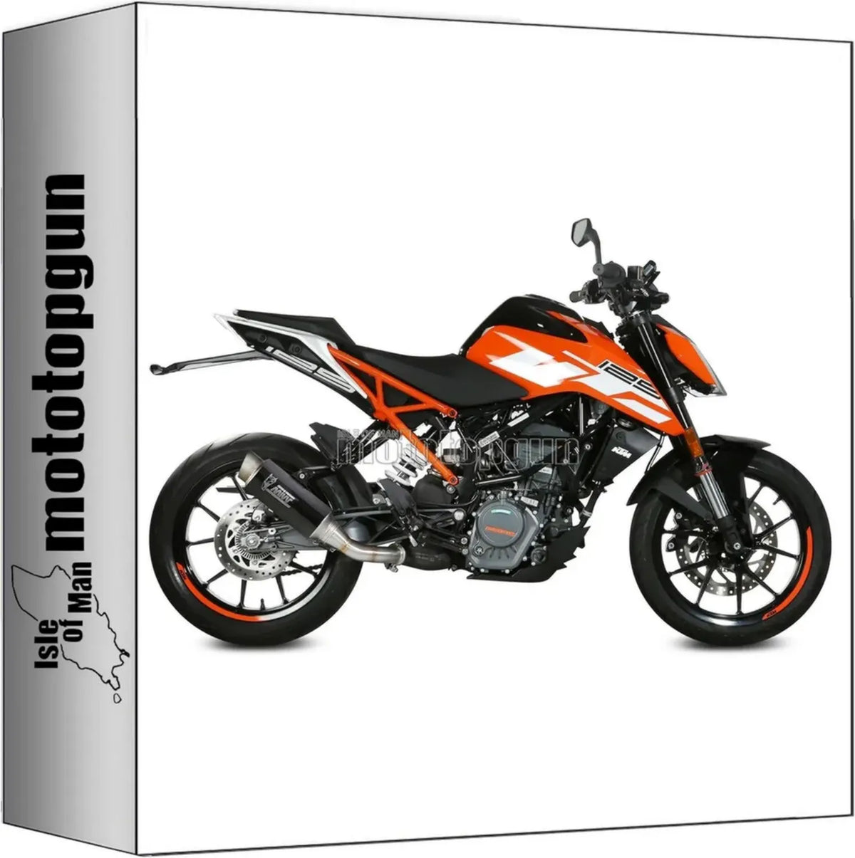 Scarico Omologato MIVV GP-Pro in Carbonio per KTM 125 Duke 2017-2020