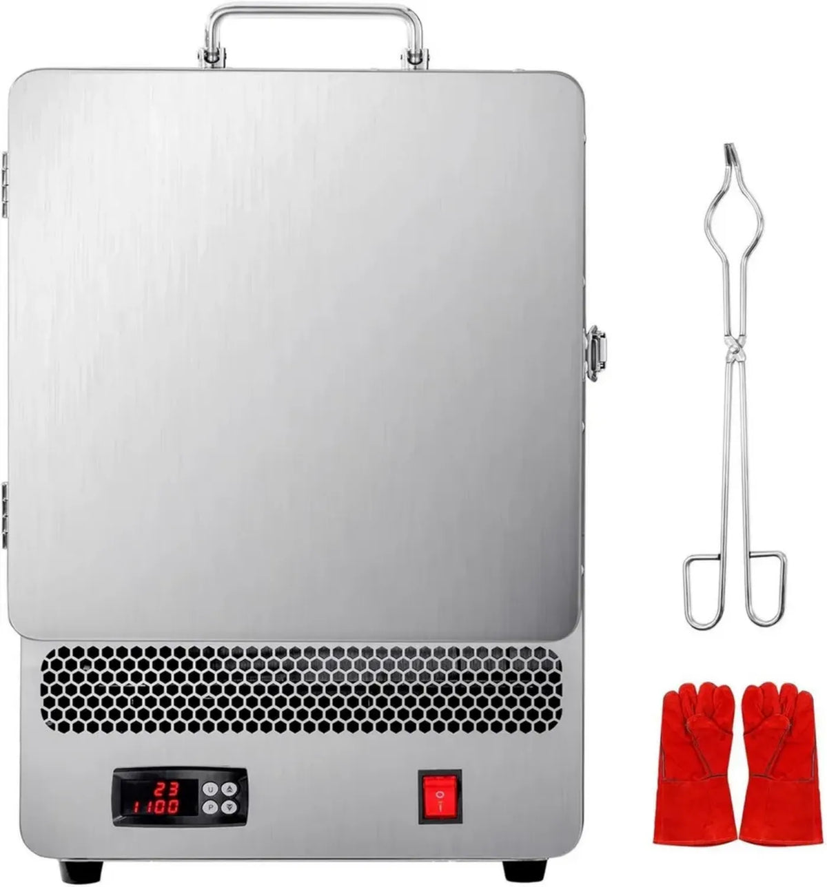Forno di fusione elettrico 1500W, temperatura fino a 1200°C, acciaio inox, metallo argilla e ceramica