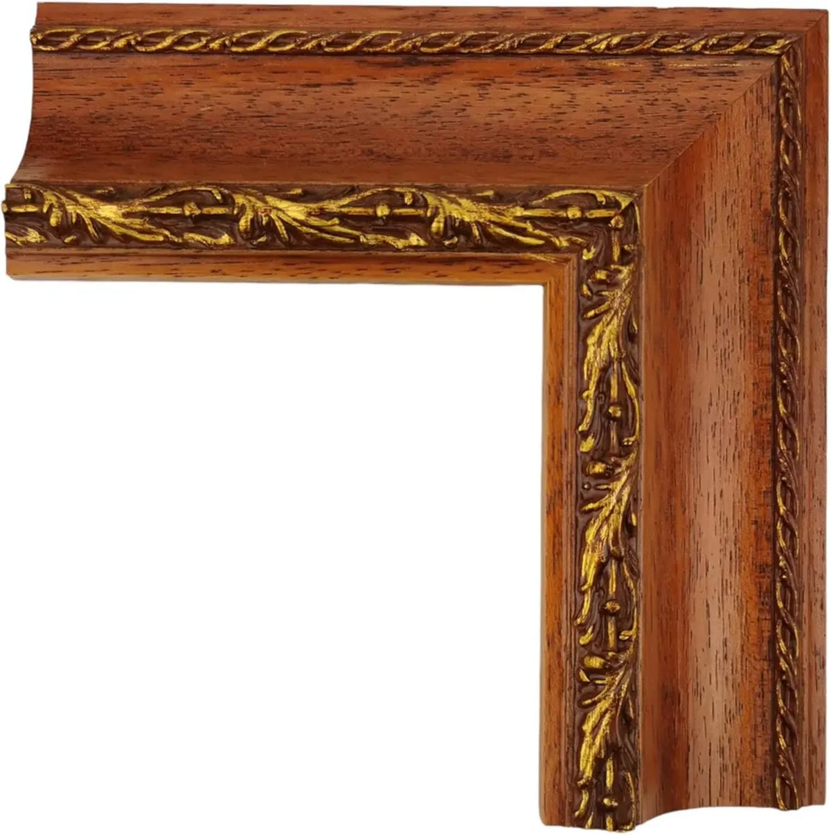 Cornice in Legno per Quadri 80x120 cm con Passepartout, Colore Ciliegio