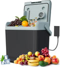 Mini Frigo Termoelettrico 25 QT Portatile, Doppio Funzione Riscaldamento e Raffreddamento, Ideale per Auto, Camper e Casa, Nero