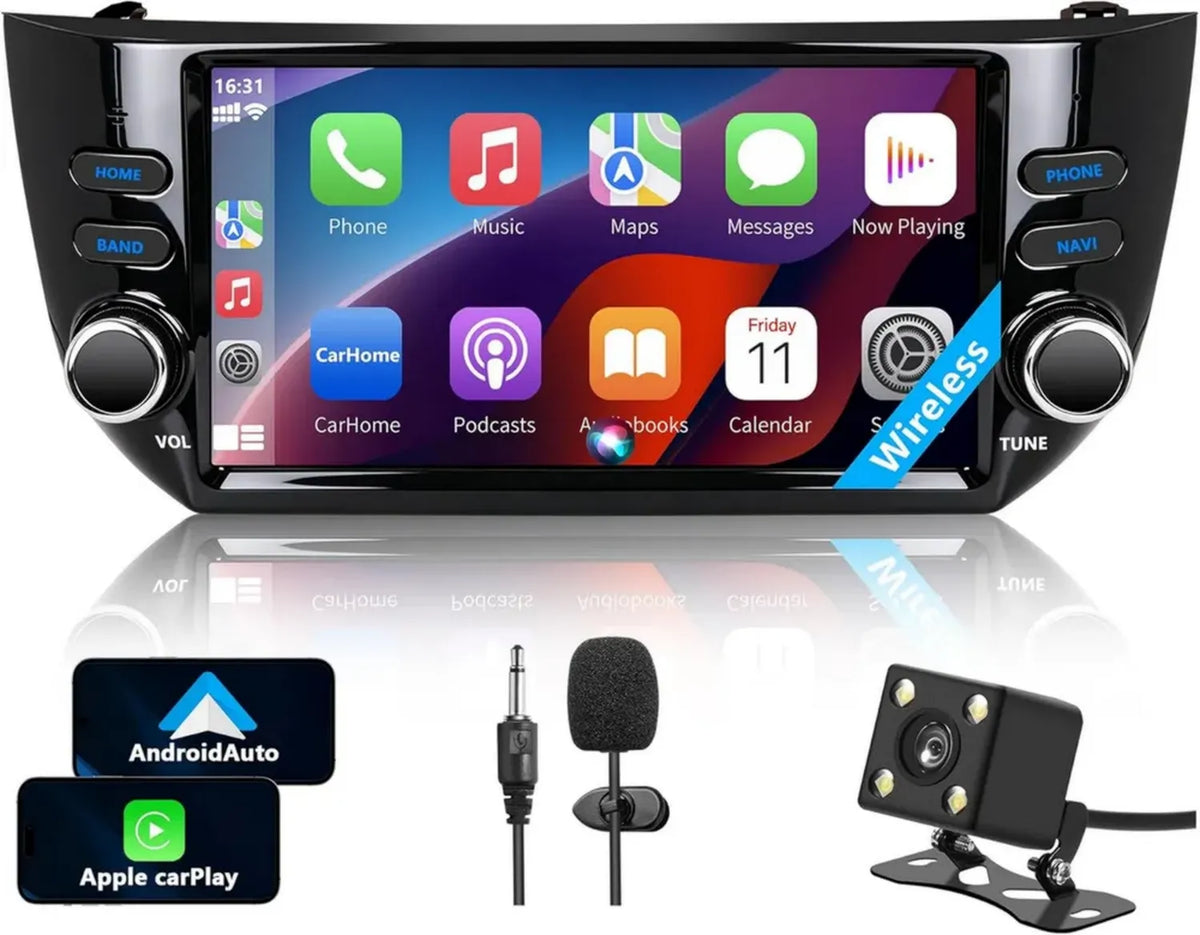 Sistema multimediale per Fiat Punto e Linea con CarPlay & Android Auto