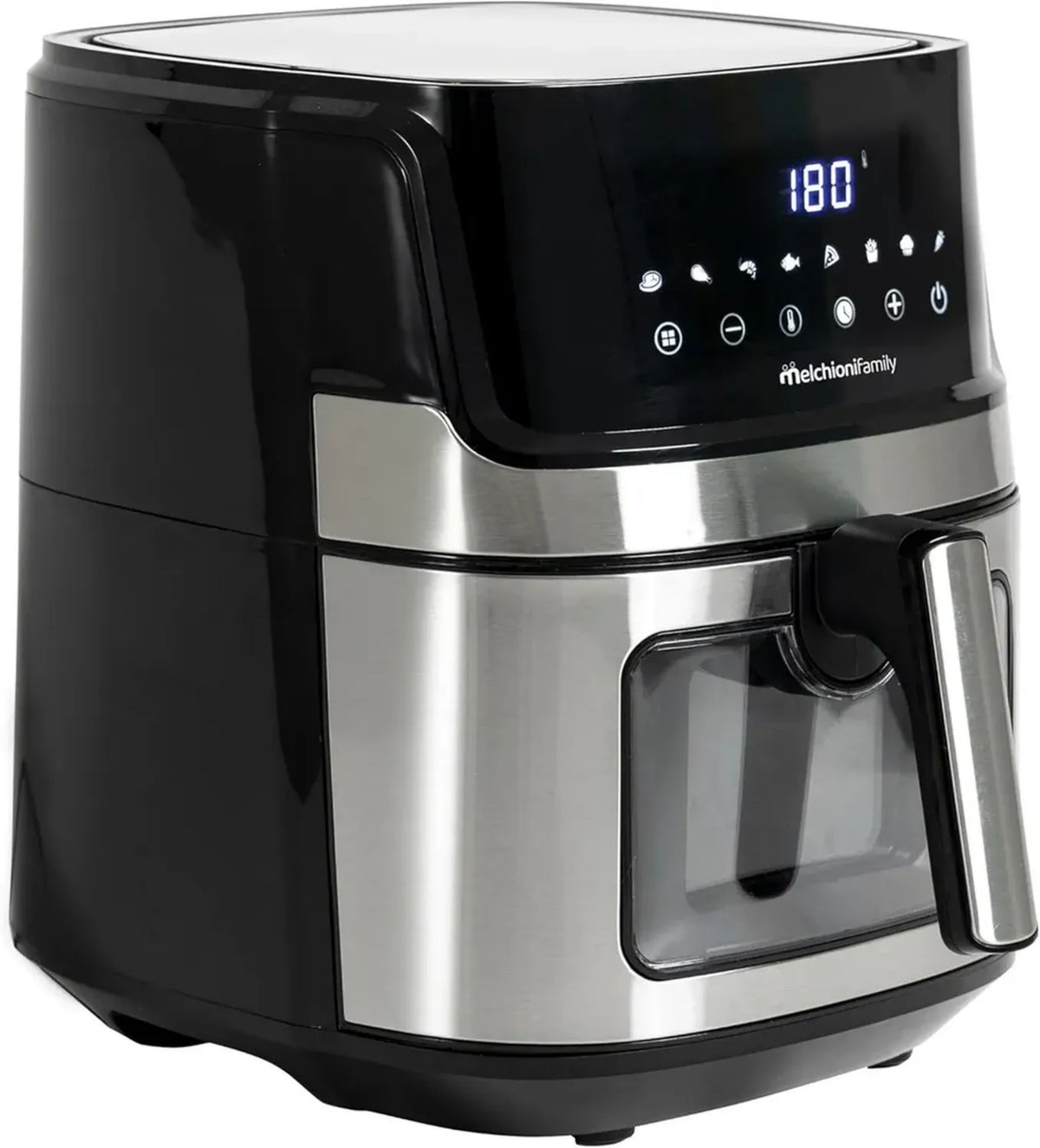 Friggitrice ad Aria Intelligente 6,5L con Wifi e Controllo App, Compatibile Google e Alexa, Nero