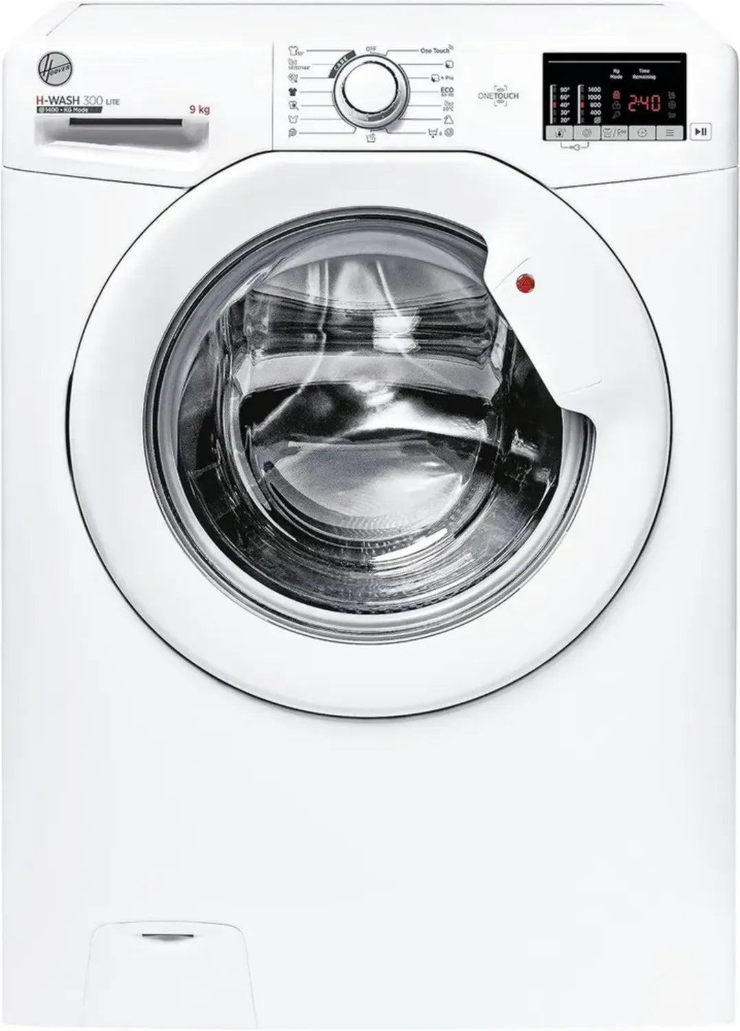 Lavatrice Hoover H-WASH 300 LITE 9 Kg, 1400 RPM, NFC, Allergy Care, Classe B, Bianco