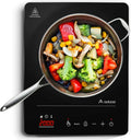 Aobosi Piastra a Induzione Portatile 2000W, 20 Livelli Potenza e Temperatura, Display LED, Timer 10 Ore, Booster, Argento