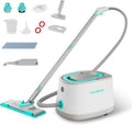 Pulitore a Vapore 2000W Multifunzione, Serbatoio 1,5L, Pressione 4 Bar, Riscaldamento Rapido 8 Min, 16 Accessori Inclusi per Uso Domestico Versatile