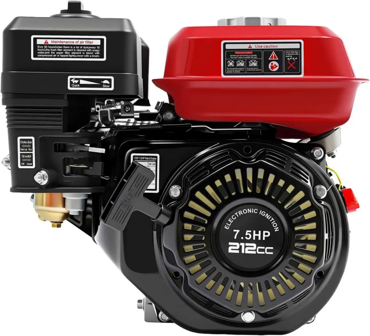 Motore a benzina 4 tempi 212cc 7,5 CV per kart con albero 20 mm