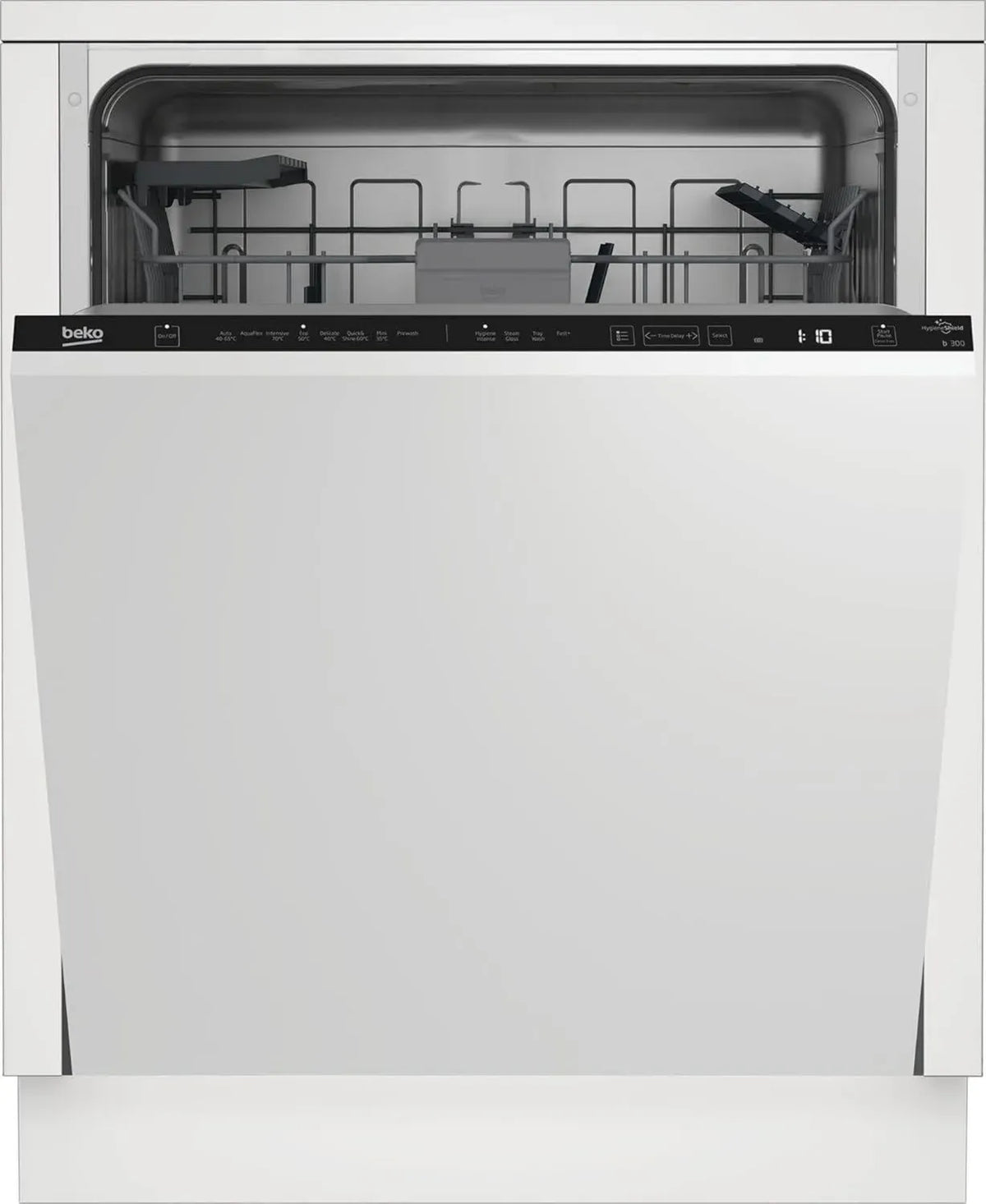 Beko B300 Lavastoviglie Integrata 60 cm, Efficienza Energetica Classe C, Silenziosa 44dBA, Capienza 14 Coperti, 8 Programmi di Lavaggio