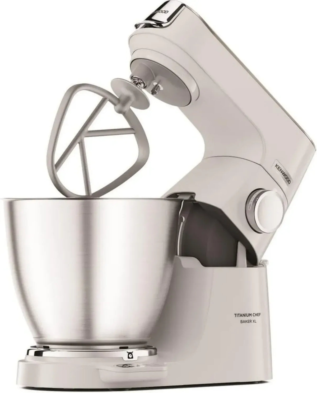 KENWOOD Chef Baker XL, Impastatrice Planetaria in Titanio, Modello KVL65.001WH