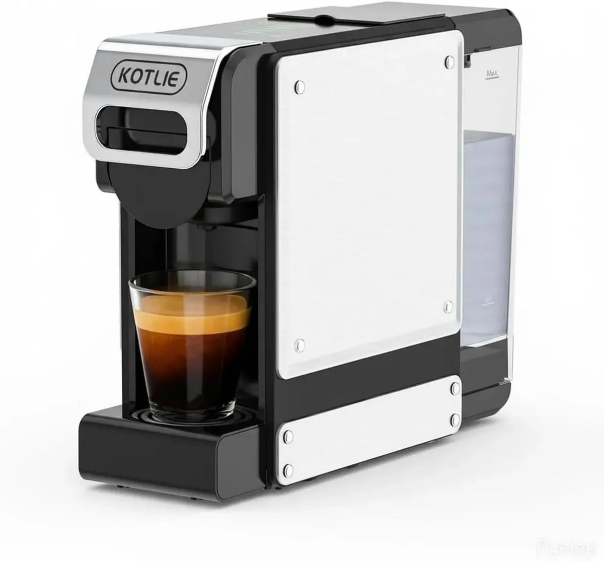 Macchina da caffè a capsule 4 in 1 compatibile con Nes Original, Dolce Gusto, A Modo Mio e caffè macinato