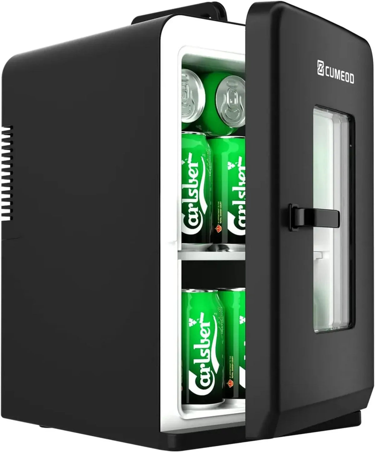 Frigorifero Compatto da 15L con Funzione Caldo/Freddo, Dual Voltage per Casa e Ufficio, Ideale per Cosmetici e Bevande