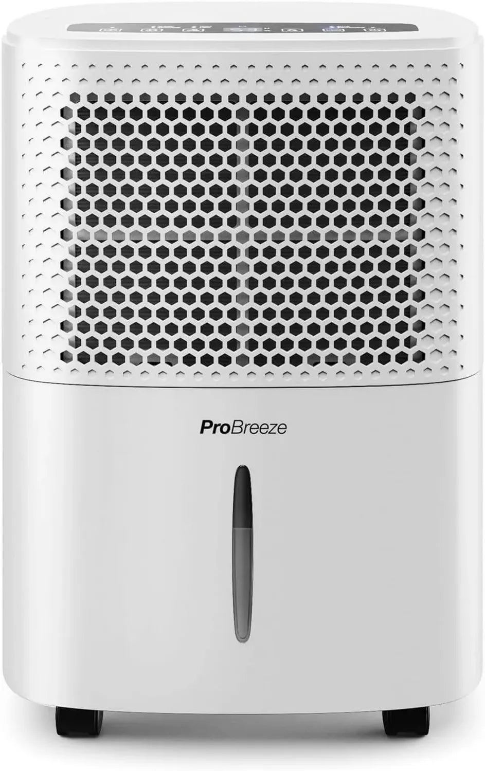 Deumidificatore Pro Breeze 12L/Day con Display Digitale, Modalità Silenziosa e Drenaggio Continuo