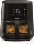 Friggitrice ad Aria 9L Ariete 4630, 1500W, 8 Programmi, Fino a 200°C, Cestello Trasparente, Senza BPA, Nero