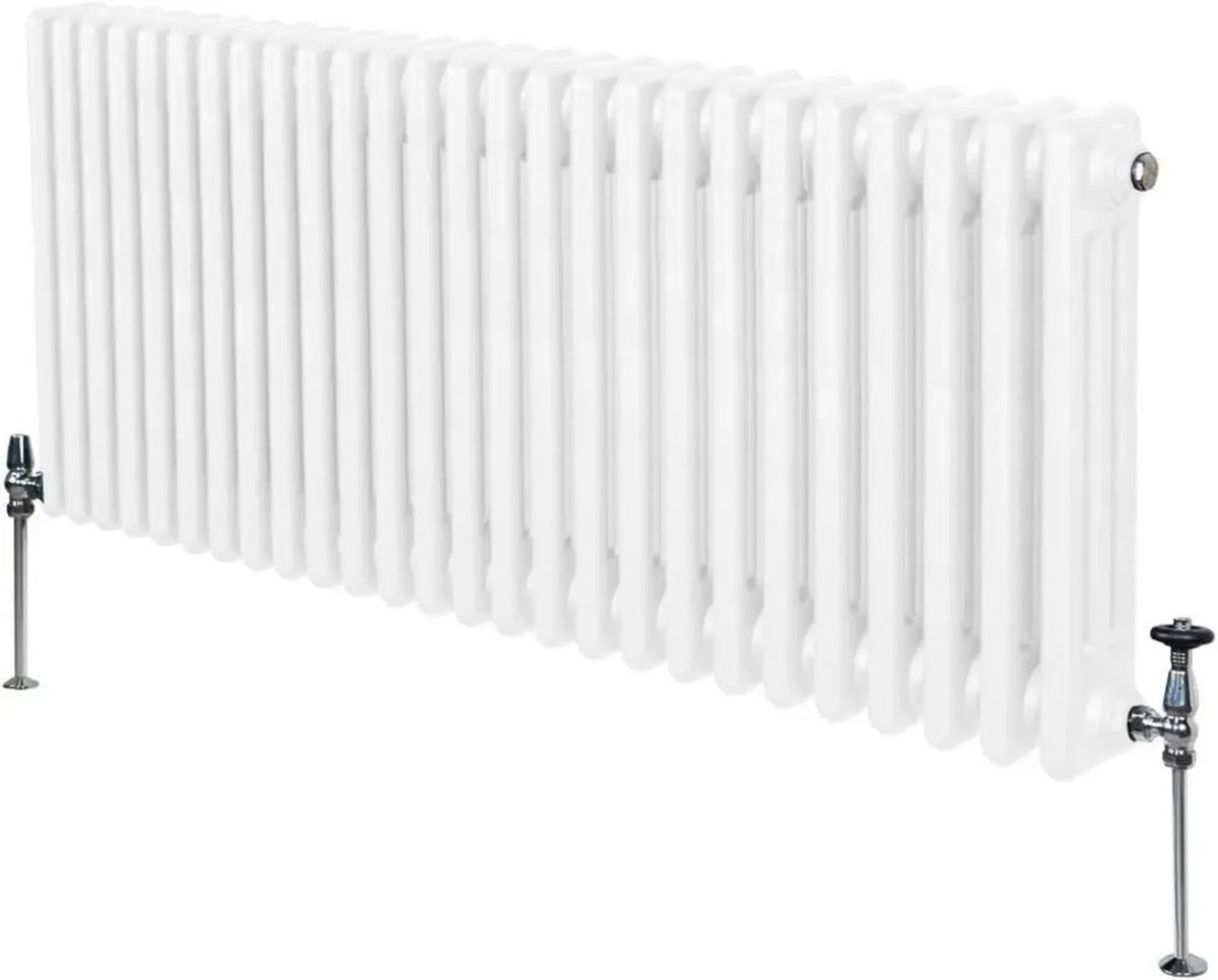 Radiatore Bifacciale Moderno 3 Colonne 600x1192mm Bianco per Casa